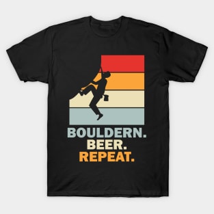 Bouldern Beer Repaet Bouldering T-Shirt